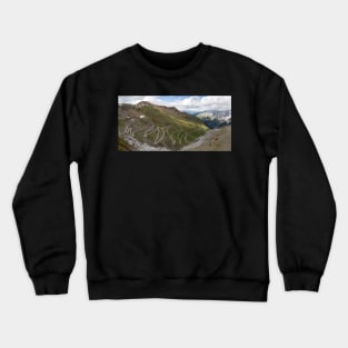 Curves of Stelvio Pass Crewneck Sweatshirt